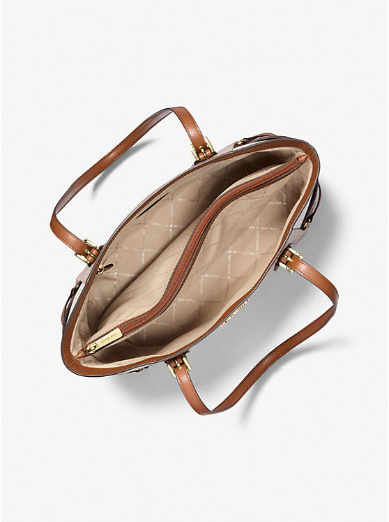 05 - SOBRE PEDIDO - MICHAEL KORS Voyager Large Color-Block Signature Logo Tote Bag