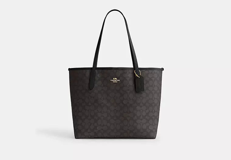 06 - ENTREGA INMEDIATA - COACH City Tote Bag In Signature Canvas