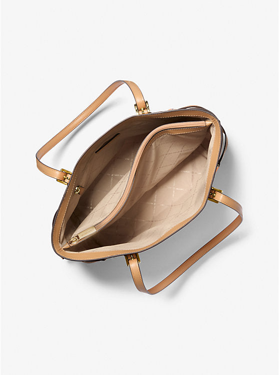 06 - SOBRE PEDIDO - MICHAEL KORS Voyager Large Color-Block Signature Logo Tote Bag