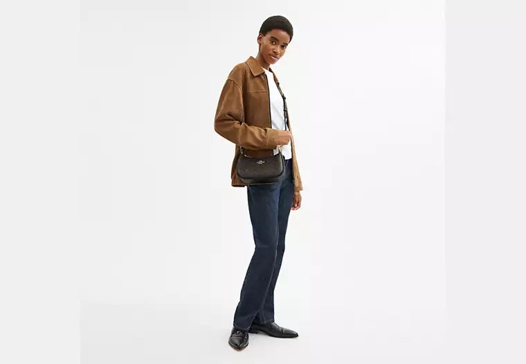 08 - SOBRE PEDIDO - COACH Teri Shoulder Bag In Signature Canvas