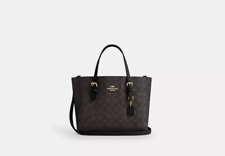 09 - COACH Mollie Tote Bag 25 In Signature Canvas