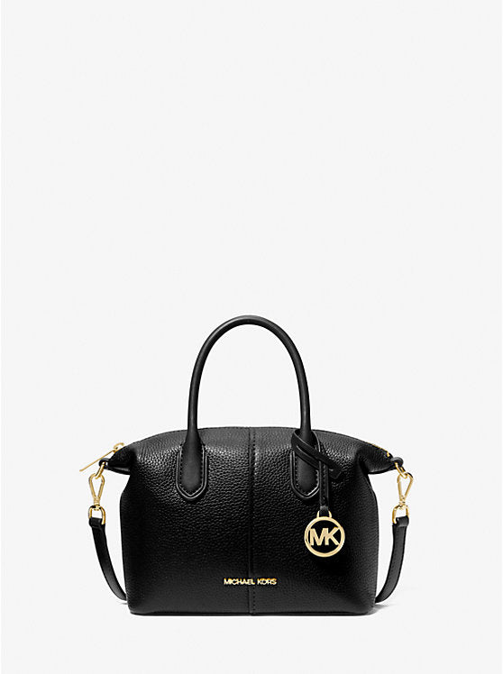 105 - MICHAEL KORS Hyde Small Pebbled Leather Satchel