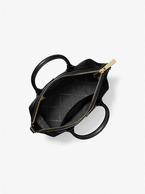 105 - MICHAEL KORS Hyde Small Pebbled Leather Satchel