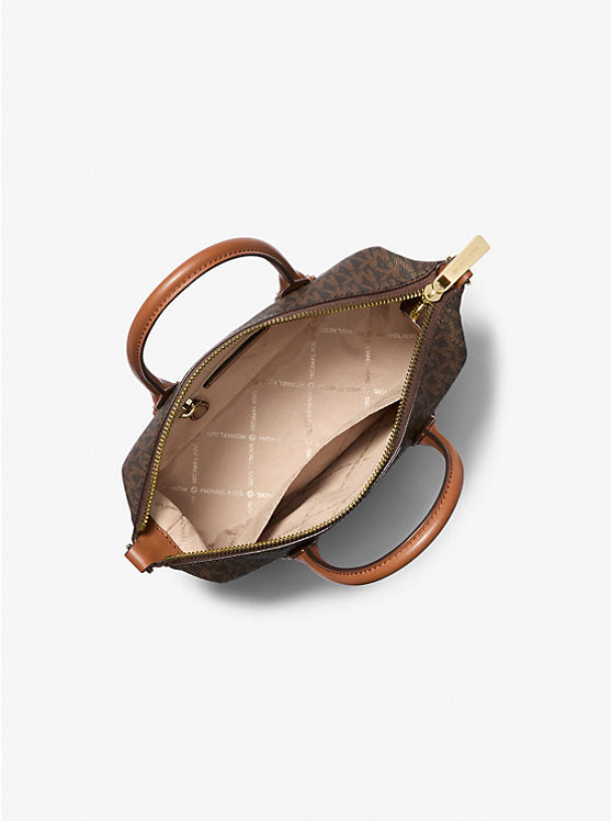 107 - MICHAEL KORS Hyde Small Logo Satchel