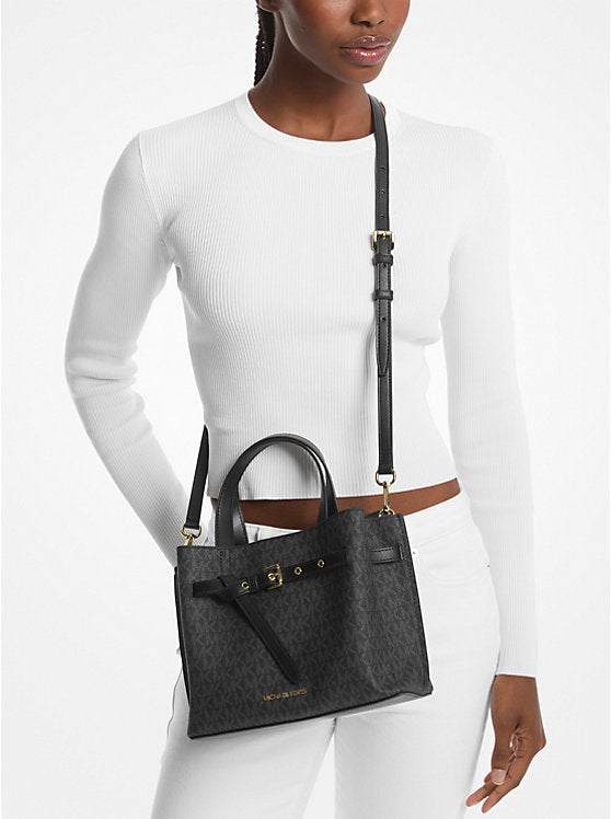 108 - MICHAEL KORS Emilia Small Logo Satchel