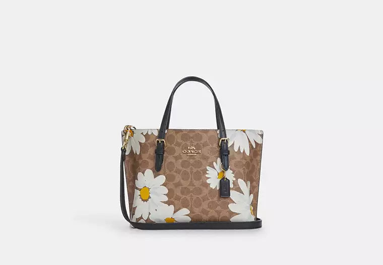11 - COACH Mollie Tote Bag 25 In Signature Canvas With Floral Print