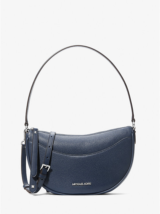 113 - MICHAEL KORS Dover Medium Leather Crossbody Bag