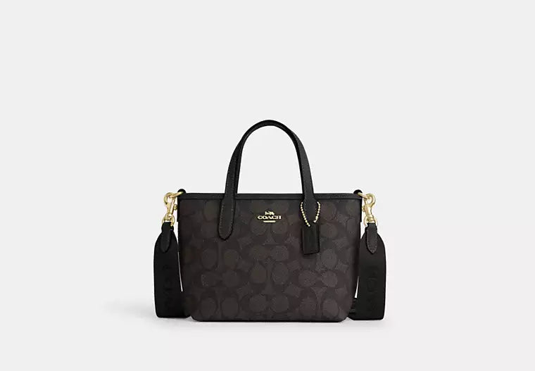 12 - COACH City Mini Tote Bag In Signature Canvas