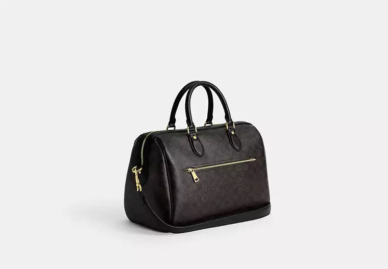12 - SOBRE PEDIDO - COACH Rowan Large Satchel Bag In Signature Canvas