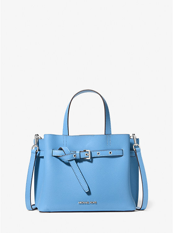 123 - MICHAEL KORS Emilia Small Pebbled Leather Satchel