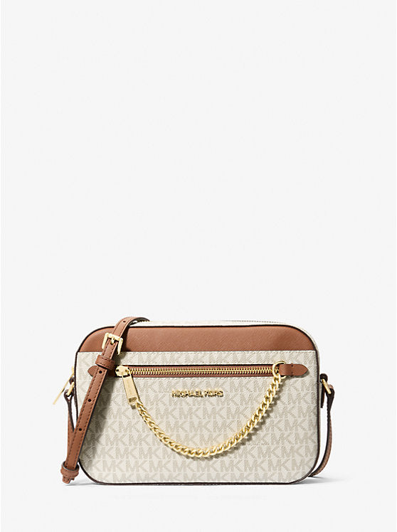 139 - MICHAEL KORS Jet Set Large Logo Crossbody Bag