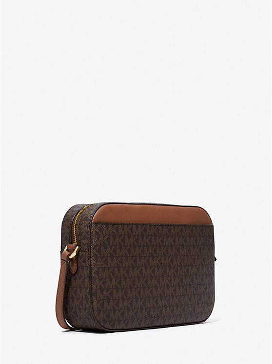 140 - MICHAEL KORS Jet Set Large Logo Crossbody Bag