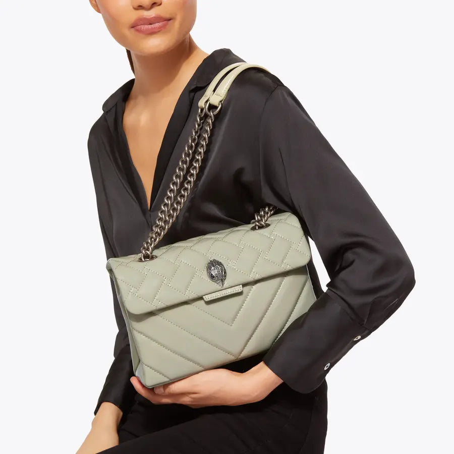 176 - KURT GEIGER LONDON leather kensington bag