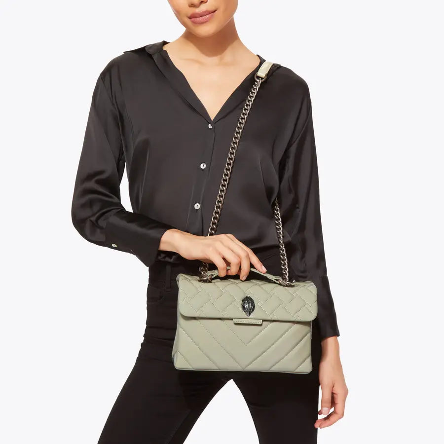 176 - KURT GEIGER LONDON leather kensington bag