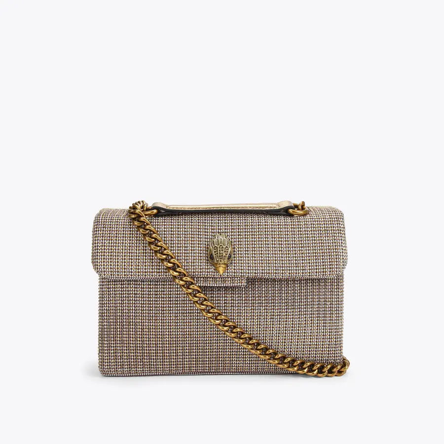 180 - KURT GEIGER LONDON fabric kensington bag