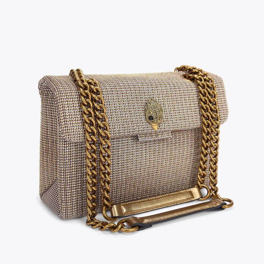 180 - KURT GEIGER LONDON fabric kensington bag
