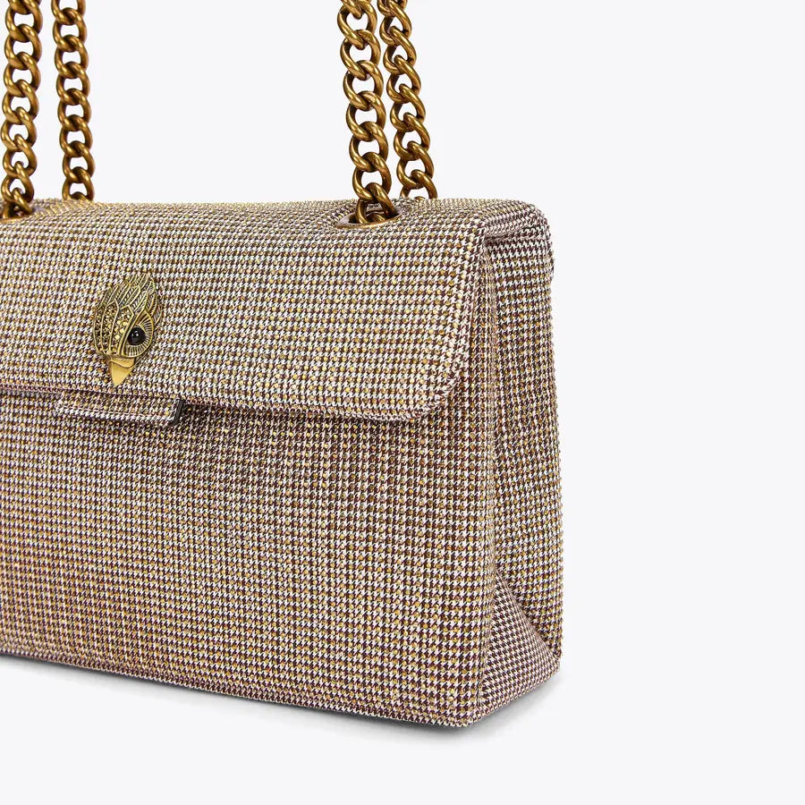 180 - KURT GEIGER LONDON fabric kensington bag