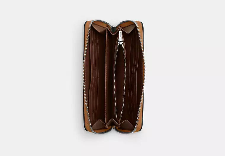 209 - COACH Long Zip Around Wallet