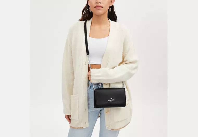 21 - COACH Flap Clutch Crossbody