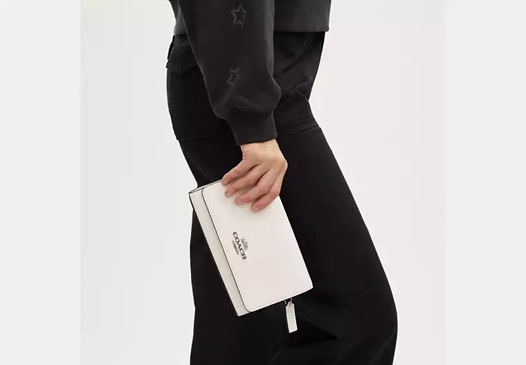 22 - COACH Flap Clutch Crossbody