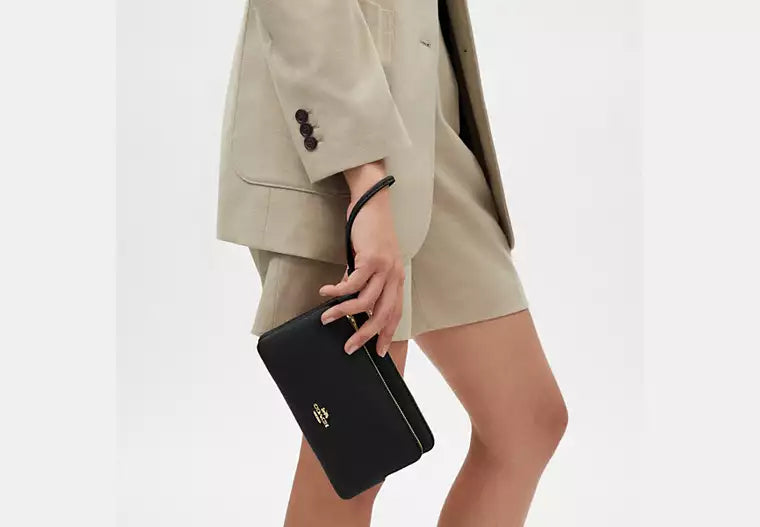 226 - COACH Double Zip Wallet