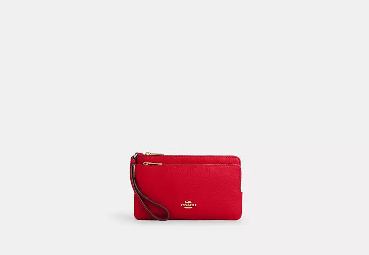 228 - COACH Double Zip Wallet