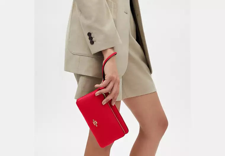 228 - COACH Double Zip Wallet