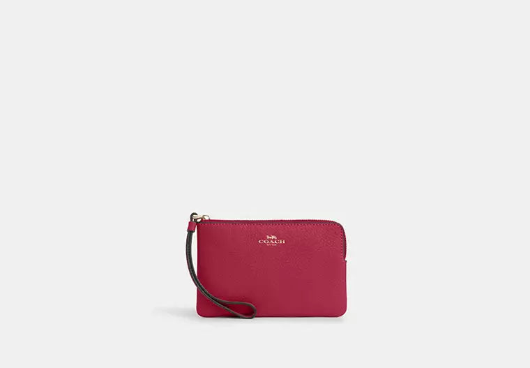 237 - COACH Corner Zip Wristlet