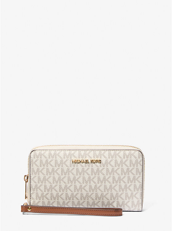 246 - MICHAEL KORS Jet Set Signature Logo Smartphone Wristlet