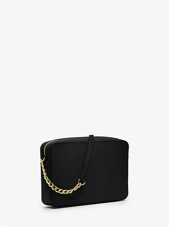 29 - ENTREGA INMEDIATA - MICHAEL KORS Jet Set Large Saffiano Leather Crossbody Bag