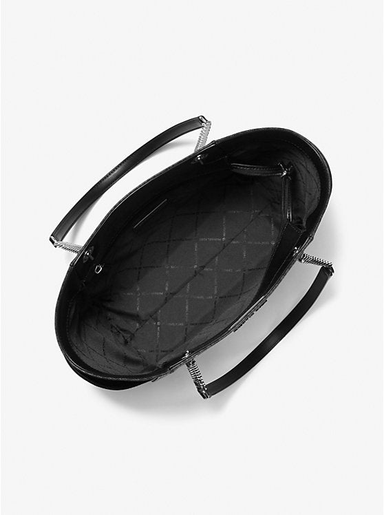 36 - SOBRE PEDIDO - MICHAEL KORS Jet Set Large Signature Logo Shoulder Bag
