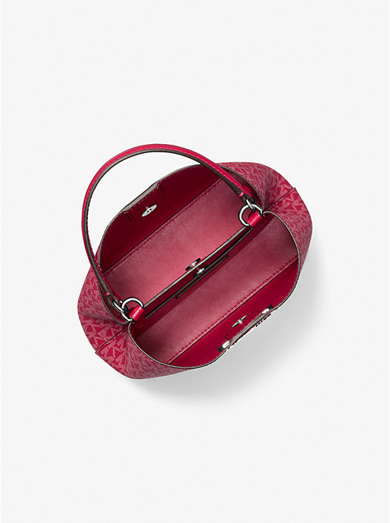 38 - SOBRE PEDIDO - MICHAEL KORS Pratt Small Signature Logo Convertible Shoulder Bag