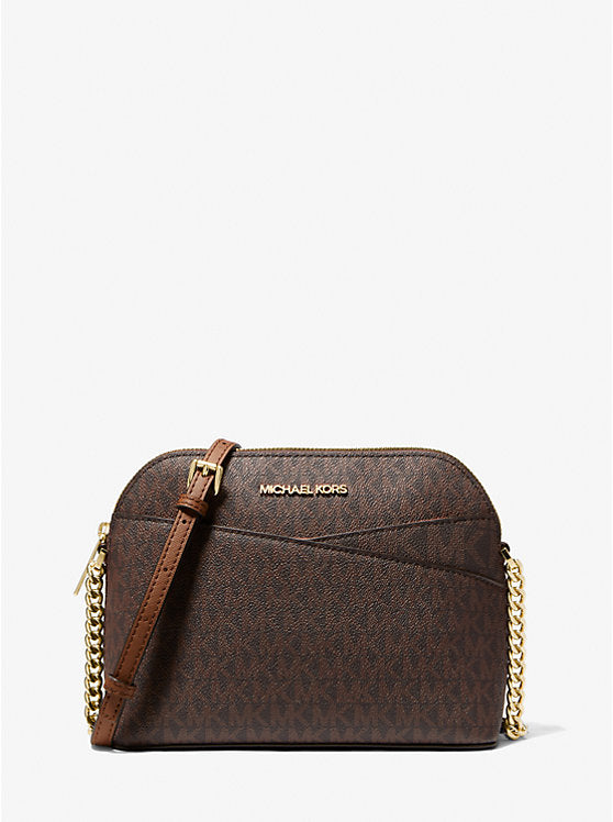 46 - SOBRE PEDIDO - MICHAEL KORS Jet Set Travel Medium Logo Dome Crossbody Bag