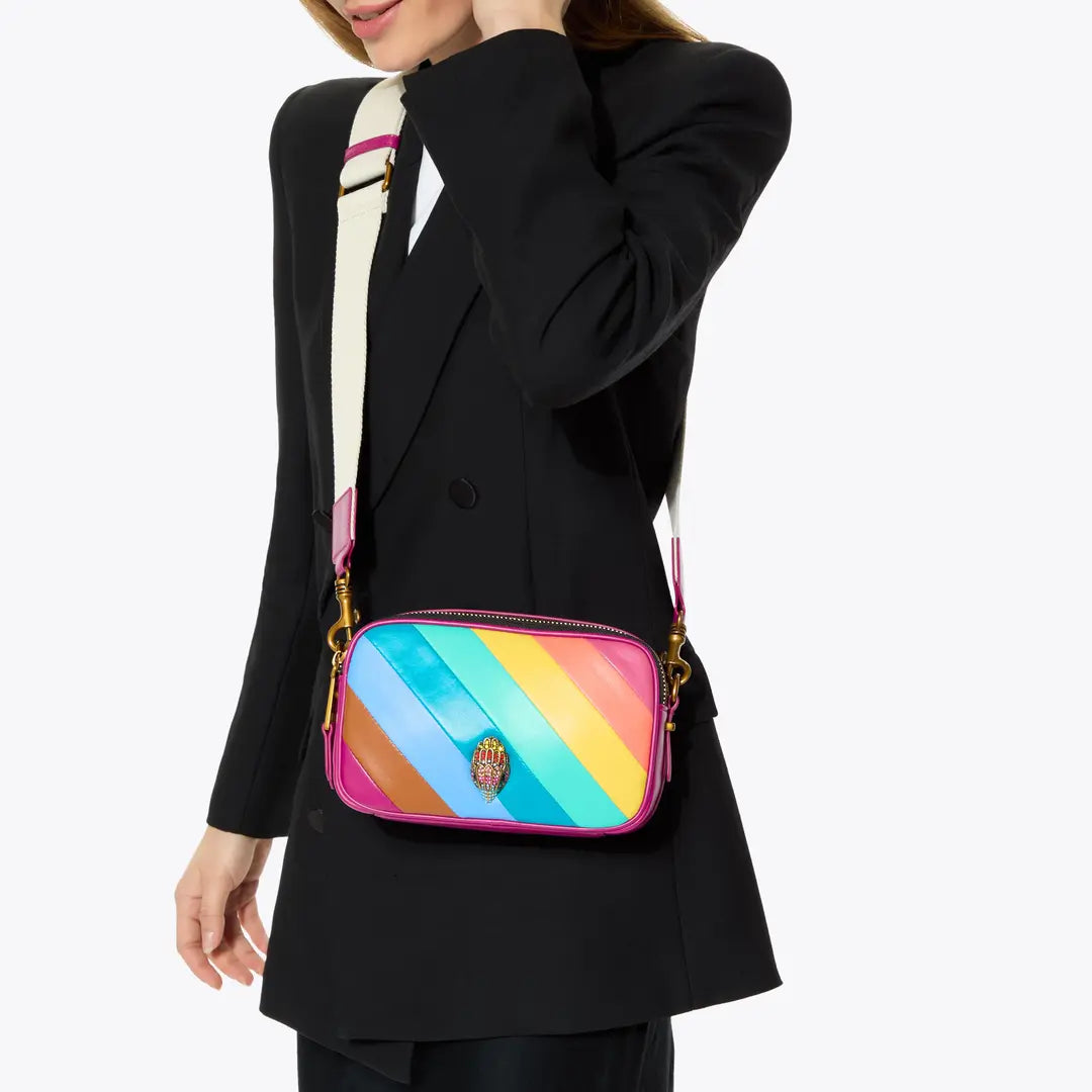 51 - SOBRE PEDIDO - KURT GEIGER LONDON dual zip kensington camera bag