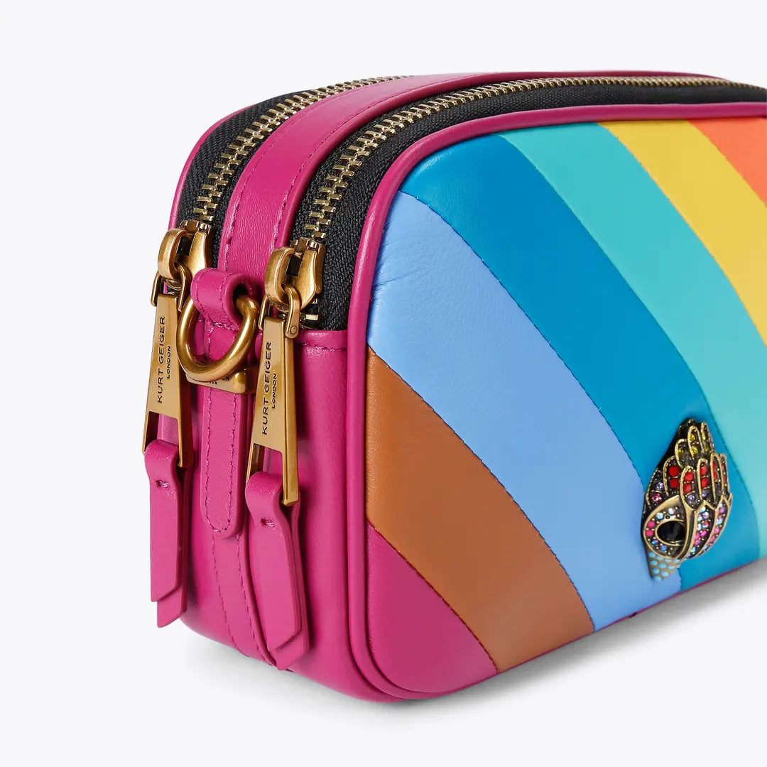 51 - SOBRE PEDIDO - KURT GEIGER LONDON dual zip kensington camera bag