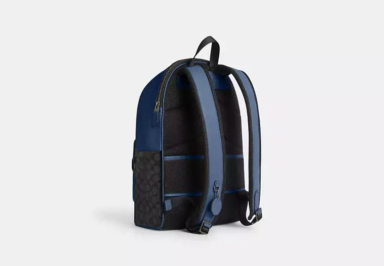 644 - SOBRE PEDIDO - COACH West Backpack In Colorblock Signature Canvas
