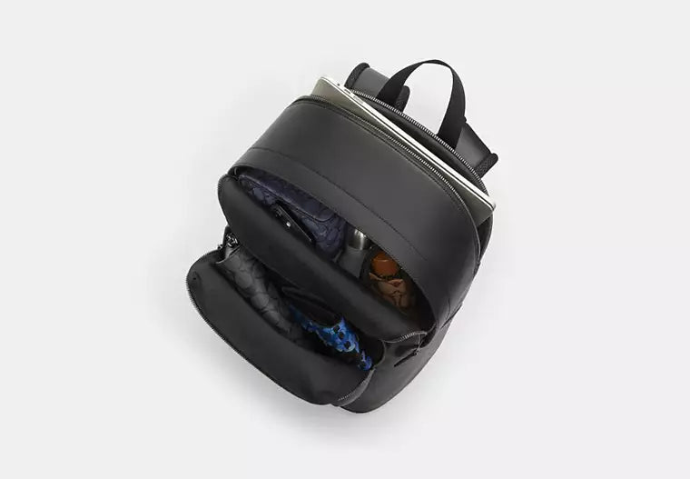 645 - SOBRE PEDIDO - COACH West Backpack In Colorblock Signature Canvas