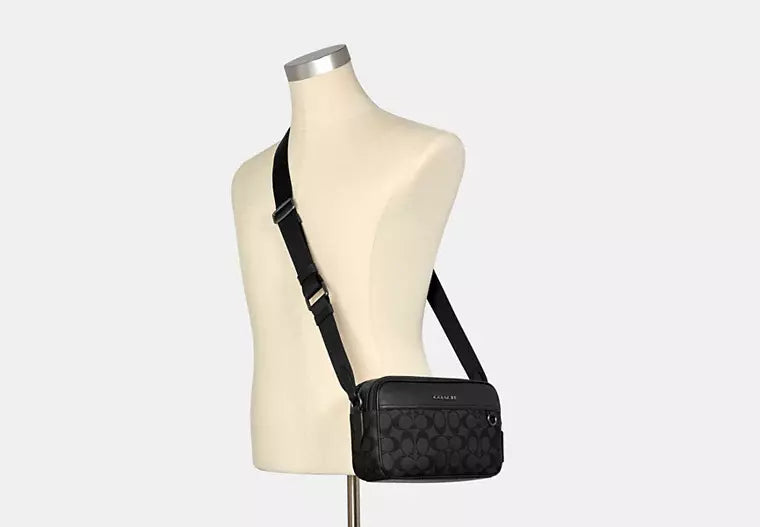 660 - COACH Graham Crossbody Bag In Signature Canvas