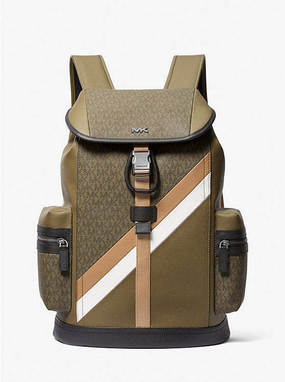 686 - MICHAEL KORS Rivington Logo Stripe Backpack