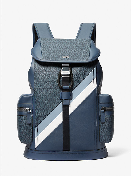 688 - MICHAEL KORS Rivington Logo Stripe Backpack