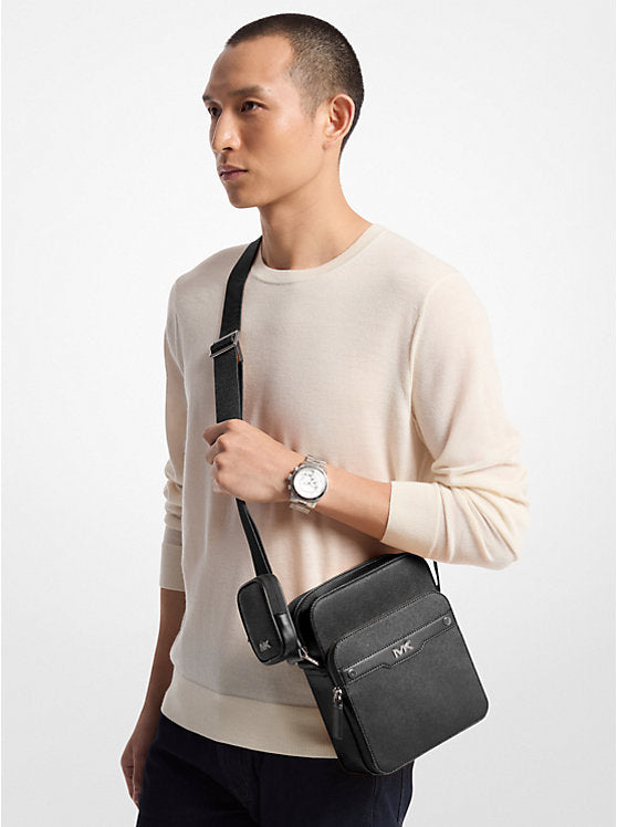 691 - MICHAEL KORS Rivington Leather Flight Bag