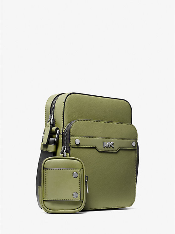 692 - MICHAEL KORS Rivington Leather Flight Bag