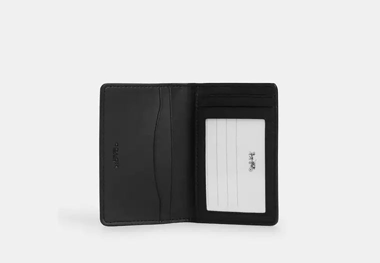 747 - COACH id Wallet In Signature Canvas