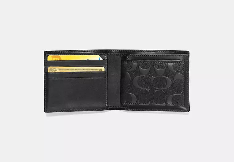 752 - COACH 3 In 1 Wallet In Signature Leather