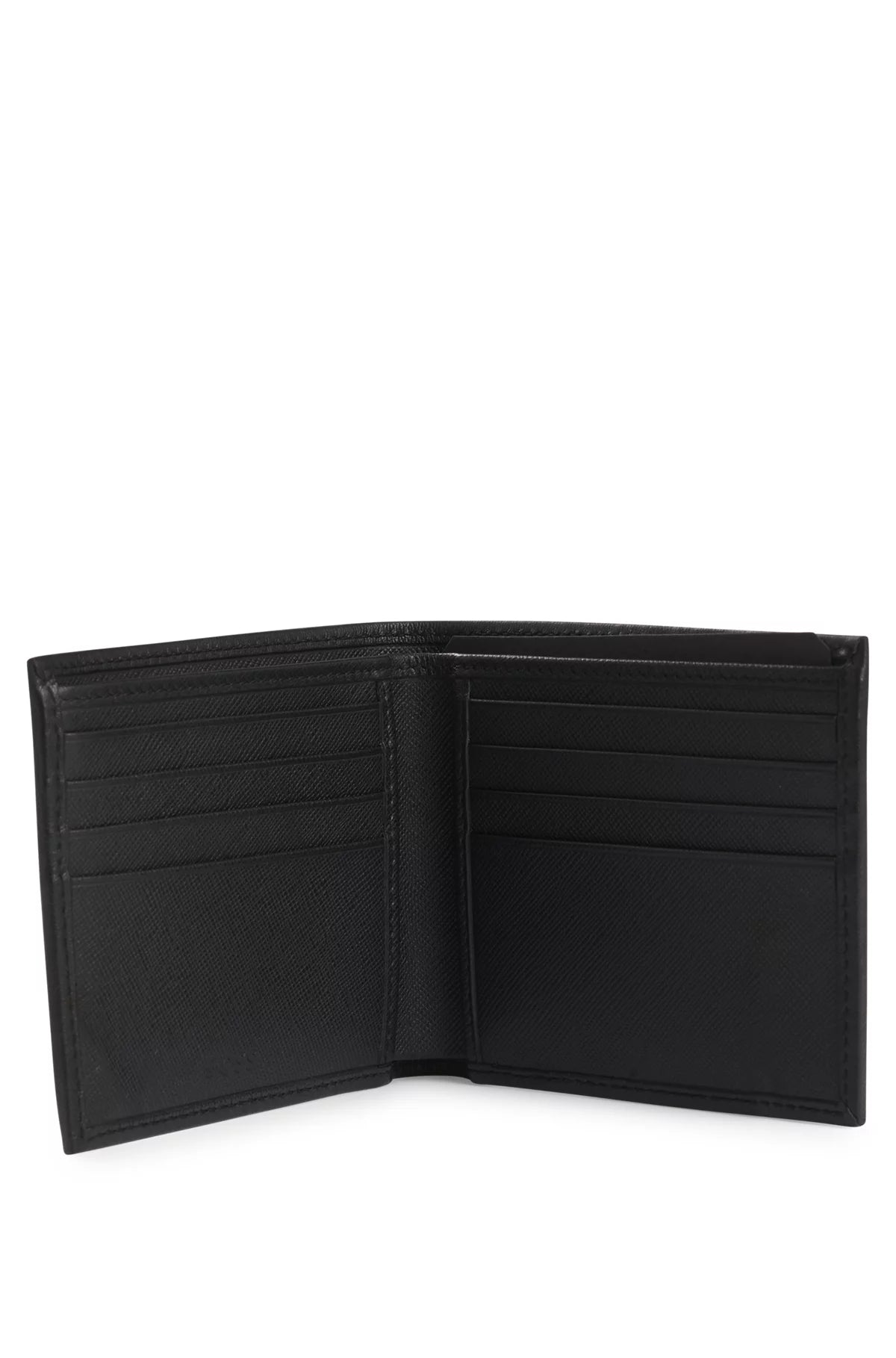 769 - HUGO BOSS Leather card holder with Double B monogram