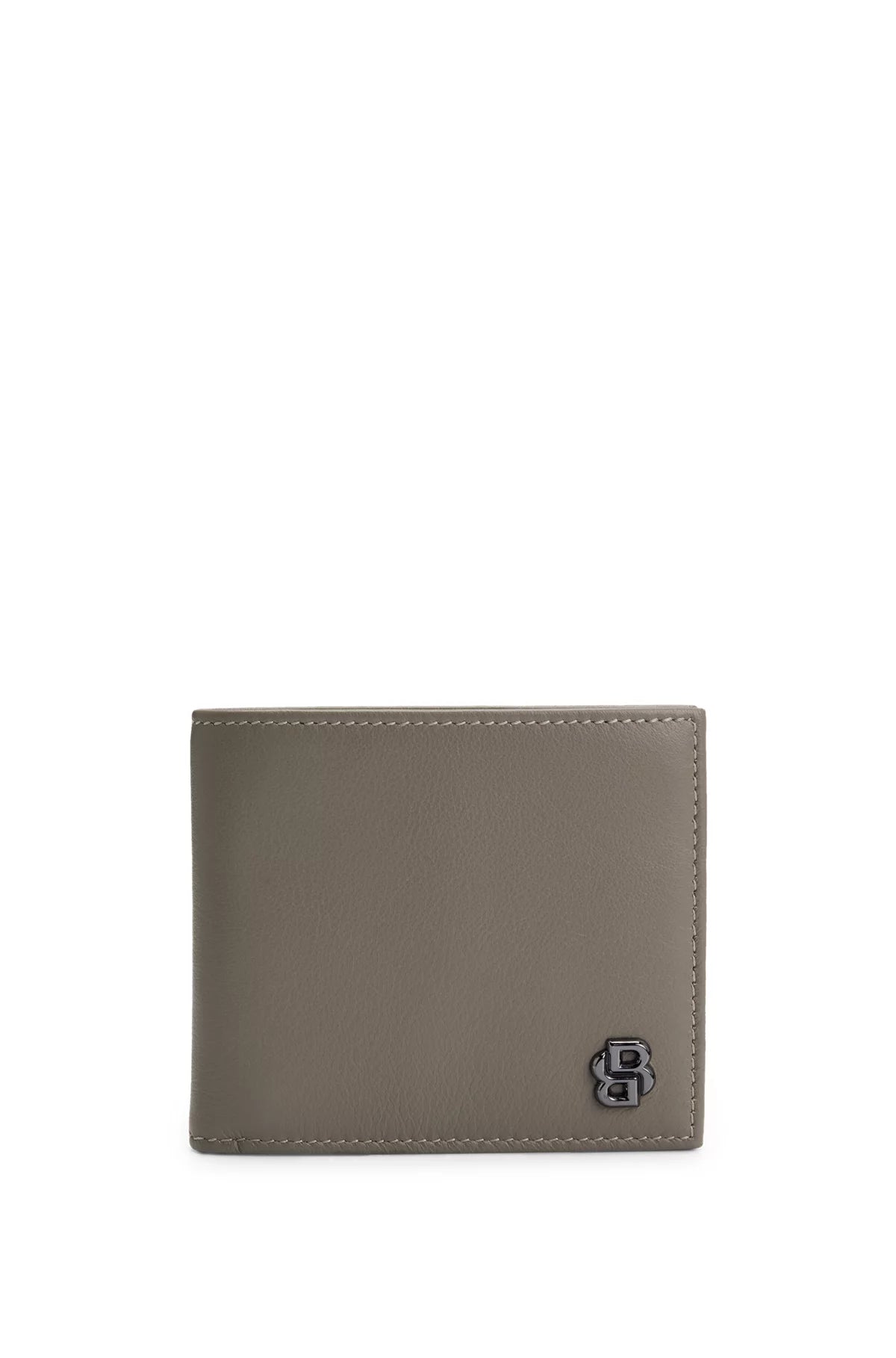 770 - HUGO BOSS Leather card holder with Double B monogram