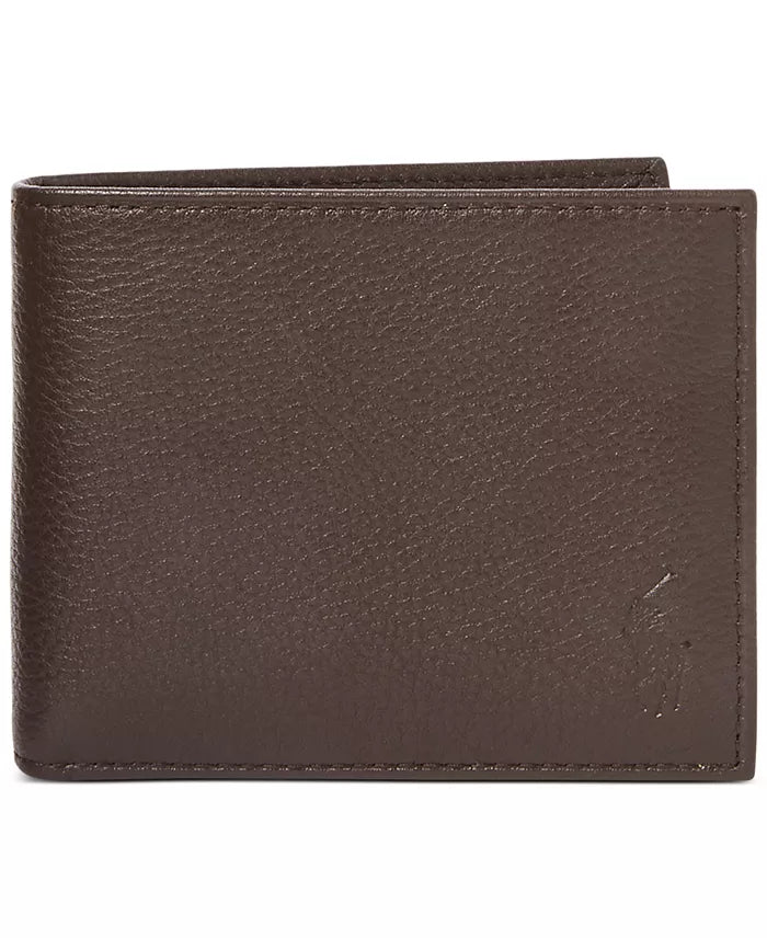 774 - Polo Ralph Lauren Men's Pebbled Leather Passcase