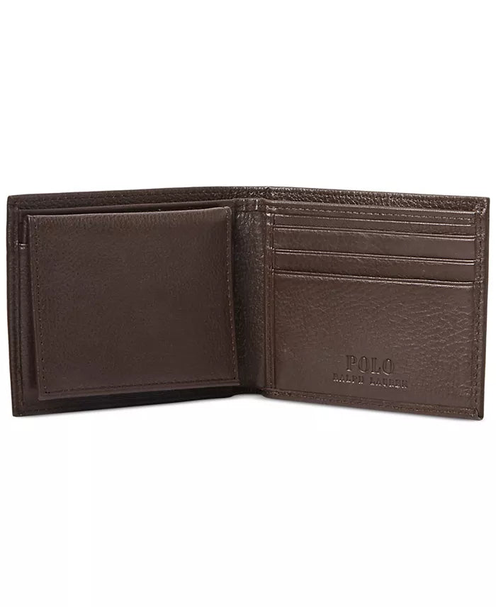774 - Polo Ralph Lauren Men's Pebbled Leather Passcase