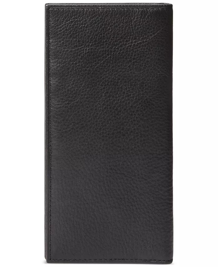 775 - Polo Ralph Lauren Men's Pebbled Leather Narrow Wallet