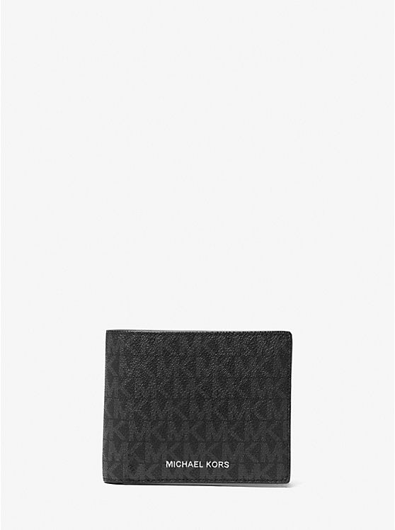 777 - MICHAEL KORS Cooper Logo Billfold Wallet With Passcase
